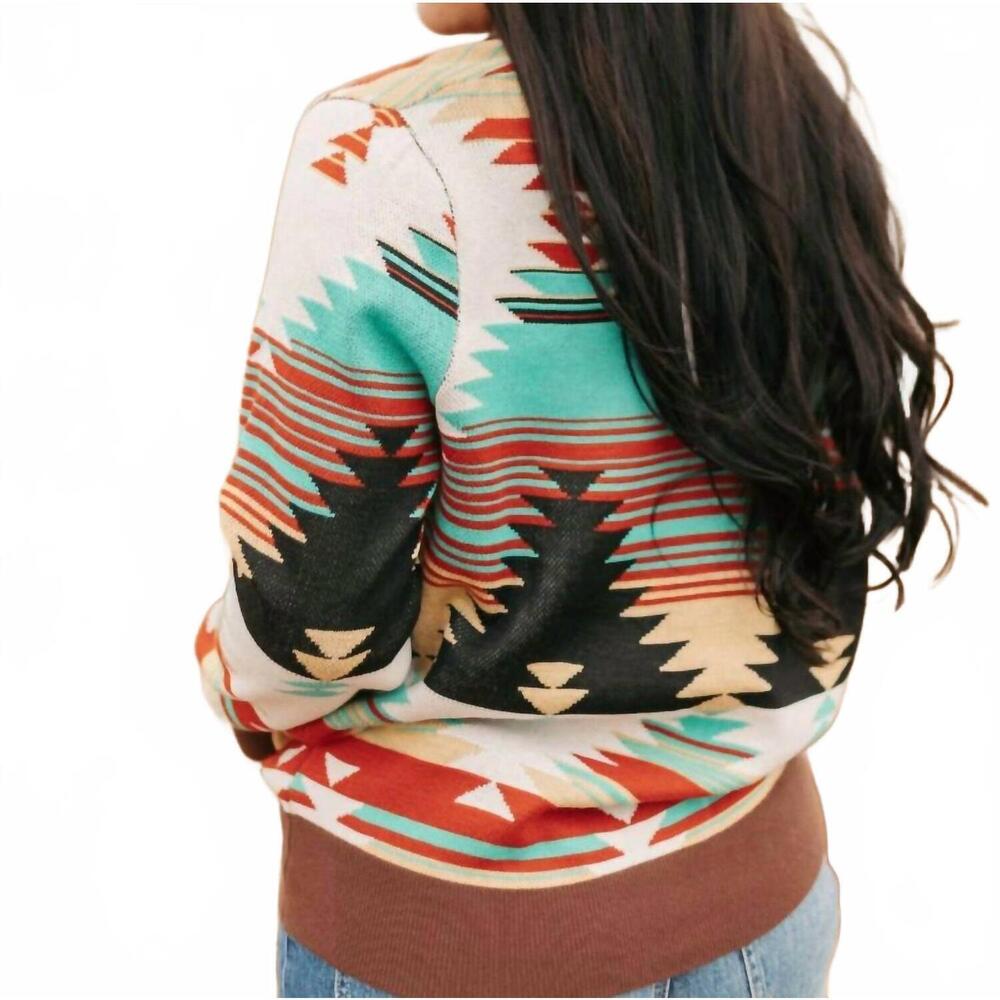 NEW STERLING KREEK southern roots sweater in multi - Picture 2 of 7